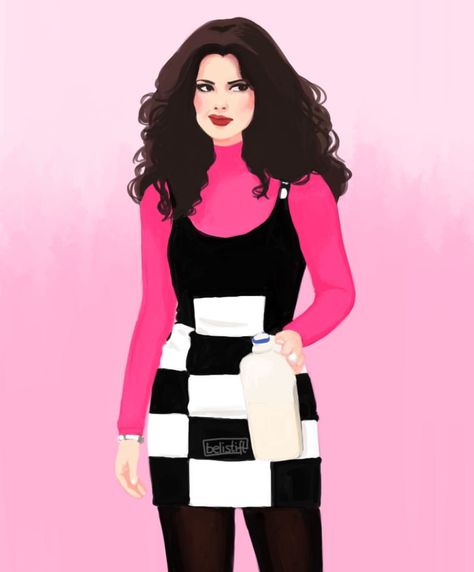 Took a bit longer with this one. Pink turtleneck top and checkmate skirt/overall. I love Fran’s “the heck” face XD . . . . . . . . . . . .… The Nanny Fran Drescher, Fran Drescher Outfits The Nanny, The Nanny Outfits Fran Drescher, The Nanny Quotes, Nana Fine Outfit, Fran Fine Outfits The Nanny, The Nanny Aesthetic, Nanny Fine Outfits, Fran Fine Aesthetic