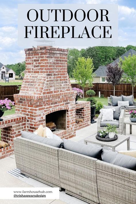 Outdoor Fireplace Ideas Alfresco Fireplace Ideas, Outdoor Fireplace Near Pool, Outdoor Chimeneas Ideas Patio, Inside Outside Fireplace, Outdoor Fireplace With Pergola, Outdoor Fireplace Seating, Brick Outdoor Fireplace, Build An Outdoor Fireplace, Contemporary Outdoor Fireplaces