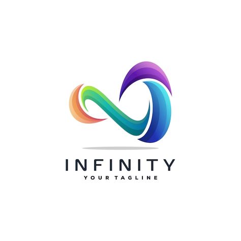 Impresionante infinity logo diseño vecto... | Premium Vector #Freepik #vector #logo-infinito #idea-logo #logo #logo-abstracto M Infinity Logo, Infinity Logo Symbols, Infinity Fitness Logo, Infinity Logo Design, Logo With Infinity Sign, Infinity Logo, Idea Logo, Graphic Editing, Design Vector