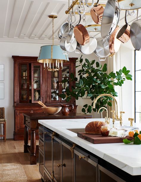 Celebrity Interiors, Charles Edwards, Modern Coastal Decor, Budget Interior Design, Mark D Sikes, Bright Kitchens, French Country Kitchen, Create Decor, Interior Kitchen