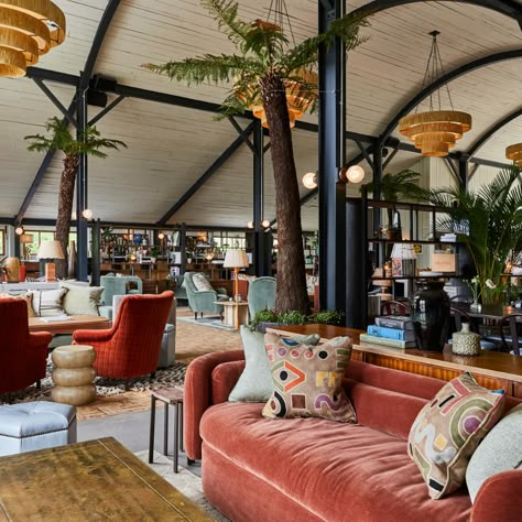 Soho House Berlin, Homemade Pizzas, Soho Farmhouse, Hay Barn, Soho Style, Members Club, Wood Oven, Retail Interior Design, Hotel Concept