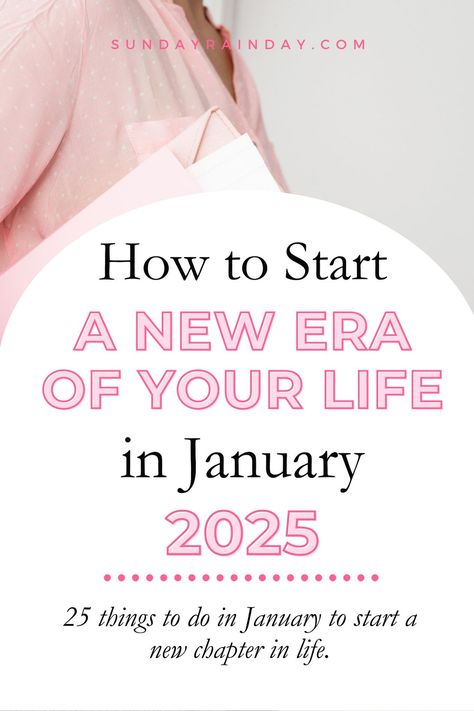 This January, take action with 25 steps designed to help you start a new era of growth. January Challenge 2025, 2025 Reset, Things To Do In January, January Vibes, 2025 Plan, Reset Your Life, January Challenge, Goals List, Life Goals List