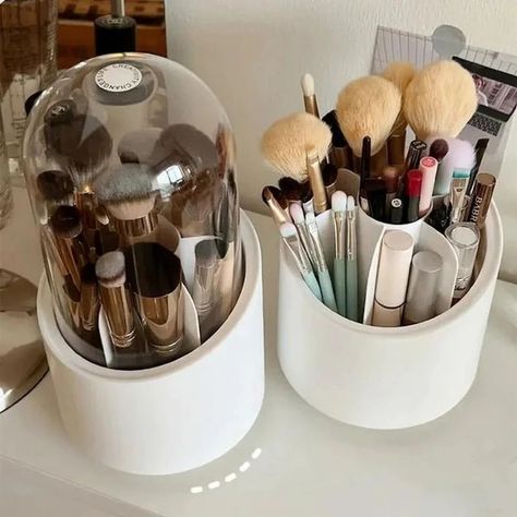 Minimalist Makeup, Brush Storage, Makeup Brush Organization, Makeup Brush Storage, Cosmetic Box, Storage Buckets, Box Organizer, Makeup Brush Holders, It Cosmetics Brushes