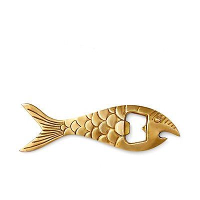 fish bottle opener Fish Brass, Brass Bottle Opener, Metal Furniture, Bar Accessories, Design Collection, Home N Decor, Kitchen Stuff, Hostess Gifts, Bottle Opener