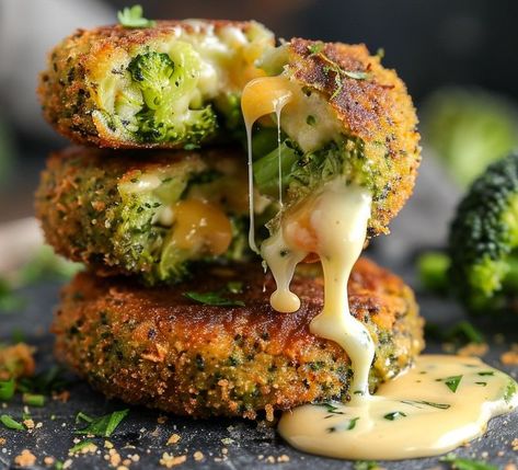 Broccoli Main Dish Recipes, Broccoli Patties, Broccoli And Cheese Recipe, Cheese Patties, Broccoli Recipes Side Dish, Broccoli Side Dish, Veggie Snacks, Patties Recipe, Cheese Dishes