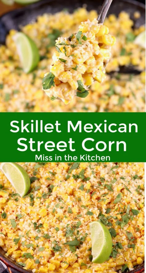 Bean Side Dish Recipes Mexican, Smoked Tri Tip Side Dishes, Mexican Street Corn Stovetop, Light Sides For Dinner, Dutch Oven Side Dishes, Sides For Carne Asada, Baked Mexican Street Corn, Fiesta Side Dishes, Skillet Mexican Street Corn