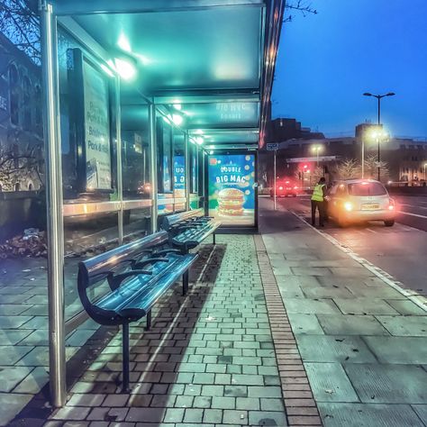 Bus Stop Illustration Art, Bus Station Photography, Anime Bus Stop, Bus Station Drawing, Bus Station Aesthetic, Bus Stop Photoshoot, Spooky Moodboard, Bus Stop Photography, Bus Stop Aesthetic