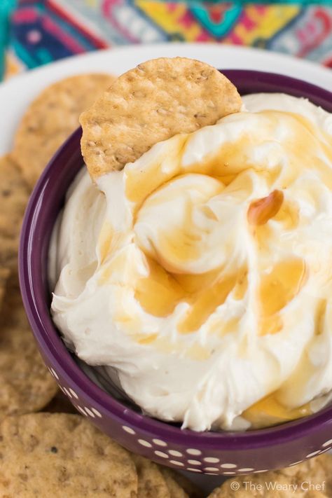 Honey Goat Cheese Spread or Dip | Weary Chef Honey Whipped Goat Cheese, Goat Cheese Spread, Honey Goat Cheese, Goat Cheese Dip, Goat Milk Recipes, Goat Cheese Appetizer, Whipped Honey, Whipped Goat Cheese, Mini Appetizers