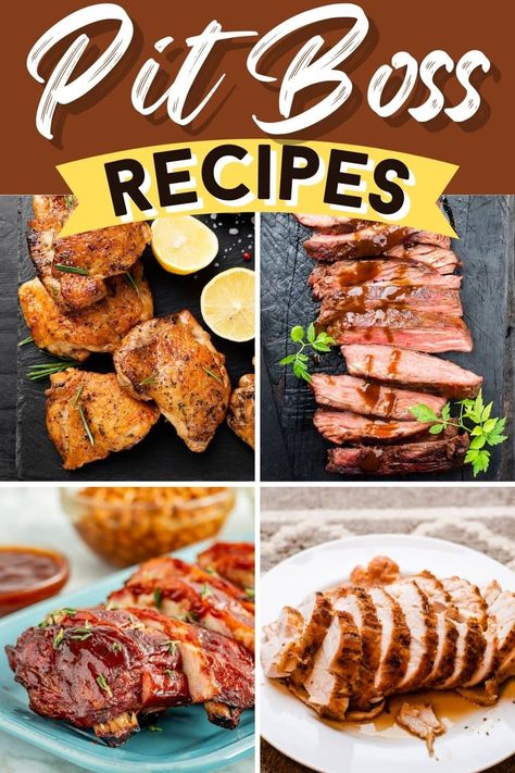 If you like meat that's cooked low and slow, you'll love these easy Pit Boss recipes. They're smokey, juicy, and fall-off-the-bone perfect. What more could you ask? Pit Boss Grill Recipes, Pit Boss Smoker Recipes, Pit Boss Pellet Smoker Recipes, Smoked Salsa Recipe, Smoked Corned Beef Brisket, Grilled Chicken Sides, Weber Grill Recipes, Pit Boss Recipes, Smoked Salsa