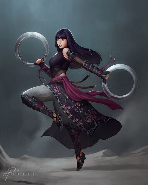 ArtStation - BLADE DANCER MOMO - PROJECT TWICE RPG, Alfonso Maesa Rpg Wallpaper, Fantasy Blade, Momo Hirai, Rpg World, Dancer Pose, Twice Fanart, Dancers Art, Female Dancers, Rpg Dice