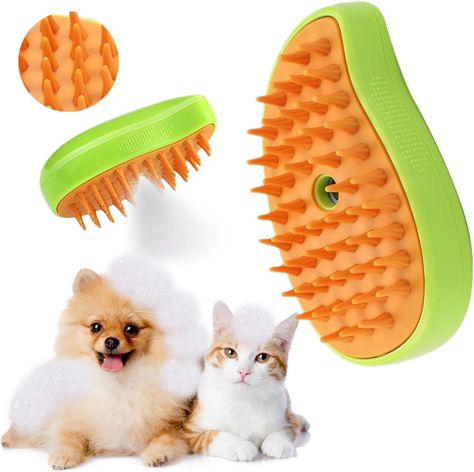 DONGTATA 3 in 1 Cat Dog Steamy Brush Steam Grooming Brush Pet Hair Removal Comb for Massage cat dog comb for grooming cat hair brush Cat Brush Soothing Body Check more at https://condenastinteractive.co.uk/product/dongtata-3-in-1-cat-dog-steamy-brush-steam-grooming-brush-pet-hair-removal-comb-for-massage-cat-dog-comb-for-grooming-cat-hair-brush-cat-brush-soothing-body/ Cat Brushing Hair, Cat Hair Brush, Dog Grooming Styles, Cat Brush, Film Texture, Pet Supplies & Accessories, Cat Shedding, Pet Brush, Cat Care Tips