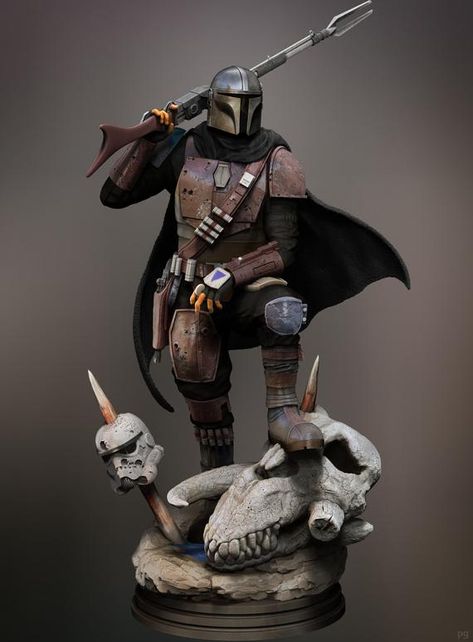 Hey, I found this really awesome Etsy listing at https://www.etsy.com/listing/876282376/the-mandalorian-star-wars-figure-resin Star Wars Figurines, Star Wars Models, 3d Figures, Hobbies For Men, Star Wars Figures, Stl Files, 3d Printers, The Mandalorian, Print Models