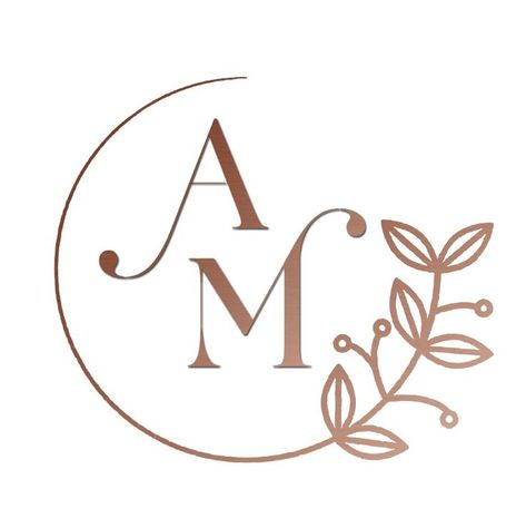 A And M Monogram, فن الرسم بالمسامير, Cute Couple Names, A Wallpaper Letter Love, Typography Photoshop, Cartoon Wedding Invitations, Photoshop Graphics, Cute Backgrounds For Iphone, Floral Logo Design