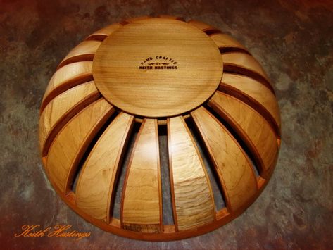 Open segmented bowl | Woodturner PRO Turned Bowls, Wood Turned Bowls, Bowl Designs, Woodturning, Unusual Design, Wood Turning, Turning, Handles, Bowl