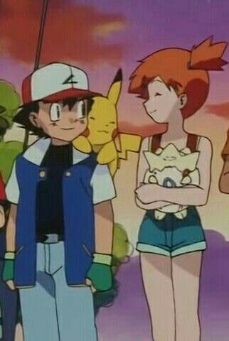 Pokeshipping ash x misty Misty Costume, Ash X Misty, Pokemon Ash And Misty, Pikachu Costume, Misty From Pokemon, Team Skull, Ash And Misty, Ash Ketchum, Team Rocket