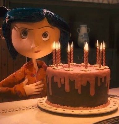 Coraline, Birthday Cake, Cake, Birthday