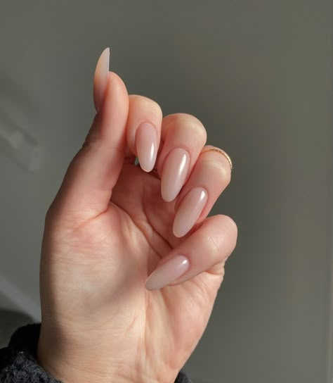 Old Money Nails, Gold Gel Nails, Money Nails, Milky Pink, Milky Nails, Nude Nail Designs, Subtle Nails, Casual Nails, Classic Nails