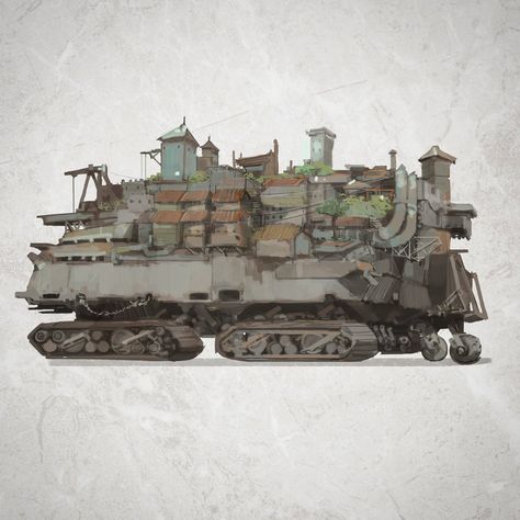 Aedel Fakhrie on Twitter: "Crawley, one of those traction cities i made for Illustrated World Of Mortal Engines. #MortalEngines #vehicles #city… " Zombie Survival Vehicle, Sience Fiction, Moving Cities, Sea Of Stars, Artist Work, Star Wars Vehicles, Tabletop Rpg Maps, Arte Robot, Spaceship Art