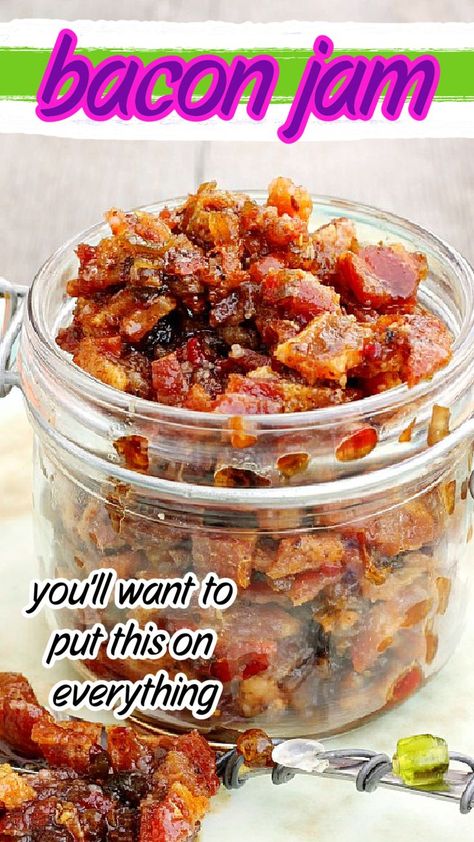 bacon jam Bacon Jam Burger, Bacon Jam Recipe, Spicy Bacon, Ultimate Burger, Best Bacon, Bacon Jam, Jam Recipe, Burgers Sandwiches, Fun Easy Recipes