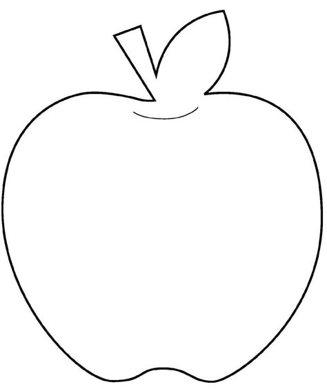 Free+Printable+Shape+Templates Pear Template Free Printable, Apple Diy Craft, Fruit Templates Free Printable, Operation Game Pieces Printable Template, Animal Templates Printable Free, Applique Templates Printable Free, Apple Stencil, Fruit Template, Shape Outlines