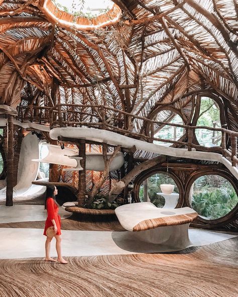 Kelsey ✈️ on Instagram: “Possibly the coolest art gallery I’ve ever visited! 🎋 Ik Lab at Azulik is free to visit and surprisingly enough, we were basically the only…” Tulum Mexico Resorts, Azulik Tulum, Delicious Tacos, Mexico Itinerary, Tulum Travel Guide, Tulum Travel, Tulum Mexico, Future Travel, Beautiful Places To Travel