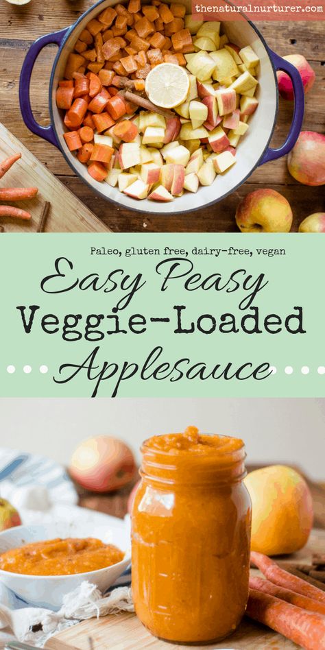 Butternut Squash And Apples, Delicious Veggies, Homemade Applesauce, Easy Veggie, Healthy Toddler Meals, Hidden Veggies, Fall Flavors, Nutrient Dense, Simple Recipe