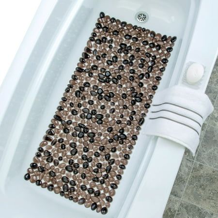 Pebble Bath Mat, Bathtub Mats, Bathtub Mat, Tub Mat, River Rocks, Large Baths, Shower Mat, Color Bronze, Deep Tissue Massage