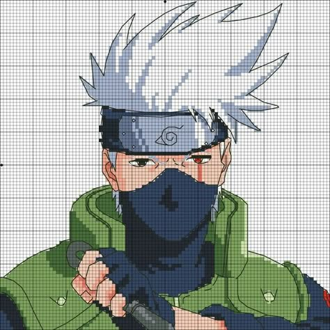 Naruto Cross Stitch, Barbie Drawing, Anime Pixel, Pixel Drawing, Pixel Crochet, Pixel Art Grid, Tapestry Crochet Patterns, Pola Kristik, Minecraft Pixel Art