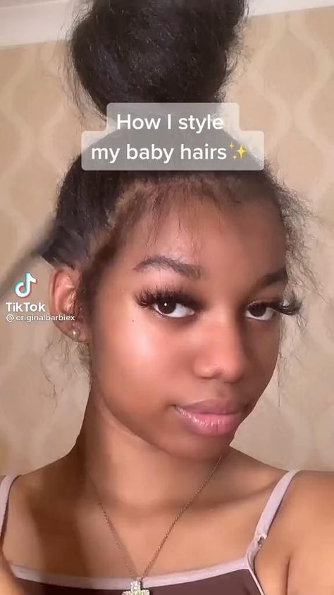 Natural Hair Styles Slick, Styles Natural Hair, Hair Regrowth Remedies, Hair Regrowth Women, Thicken Hair, Curly Hair Videos, Edges Hair, Cute Curly Hairstyles, Girls Natural Hairstyles