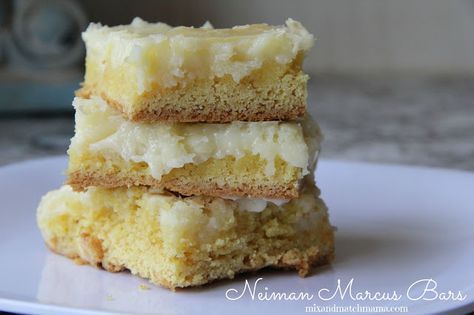 Well, over the years, I have mixed and matched 33 versions of the Neiman Marcus... Neiman Marcus Cake, Neiman Marcus Bars, Fried Recipes, Lemon Brownies, Nieman Marcus, Potluck Desserts, Dessert Bar Recipe, Bar Recipes, Bar Cookies