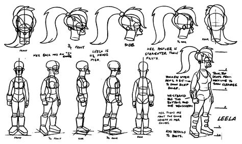 Futurama: All Hail General Art! - Page 13 Reference Cartoon, Simpson Drawing, How To Draw Characters, Futurama Characters, Cartoon Reference, Cartoon Tutorial, Old Cartoon Characters, Character Reference Sheet, Art Random