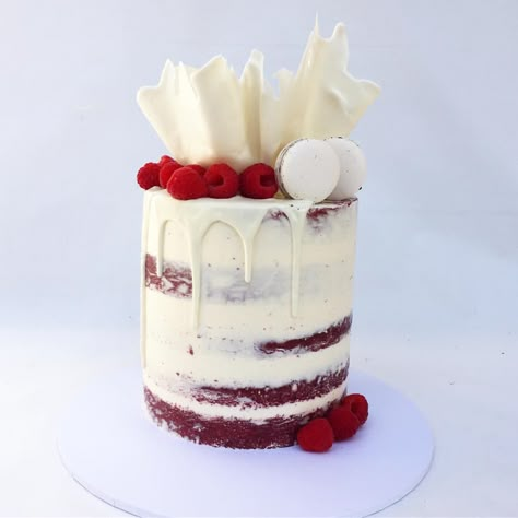 Red Velvet Drip Cake, Red Velvet Chocolate Cake, Brownie Cakes, Red Velvet Birthday Cake, Bolo Red Velvet, Homemade Birthday Cakes, Adult Birthday Cakes, Xmas Cake, Birthday Cake Chocolate