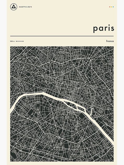 Paris Map Art, Jazzberry Blue, Mont Fuji, Bedroom Wall Collage, Paris Poster, Vintage Poster Design, Paris Map, Paris City, Bedroom Posters