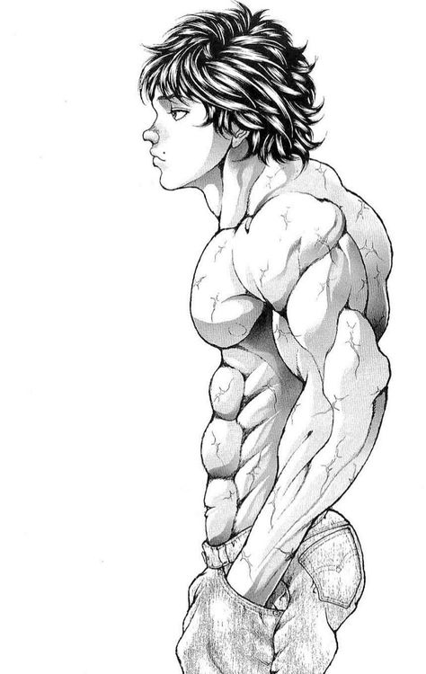 H Baki Aesthetic, Boichi Manga, Martial Arts Manga, Genos Wallpaper, Baki Hanma, Gym Art, Gym Aesthetic, Best Anime Drawings, Brand Ideas