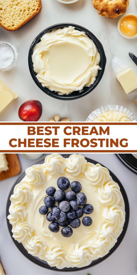 Cream cheese frosting, best frosting recipe, easy frosting, homemade frosting, cream cheese icing, creamy frosting Large Batch Cream Cheese Frosting, Cream Cheese Butter Cream Frosting, Small Batch Cream Cheese Frosting, Things To Make With Cream Cheese, Cream Cheese Cake Frosting, Making Cream Cheese, The Best Cream Cheese Frosting, Making Cream, Best Cream Cheese Frosting