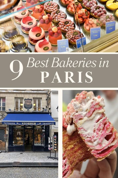 Best Food In Paris, Paris Pastry Shop, Paris Bakeries, Paris Switzerland, Best Bakeries In Paris, Bakery Paris, Bakery In Paris, Paris Desserts, Paris Patisserie