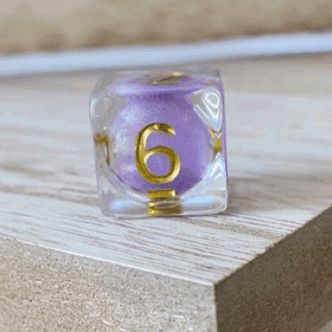 (ง'̀-'́)ง — Snow globe shaker dice! This set has a liquid core... Liquid Core Dice, Pretty Dice, Snow Globe, Purple Gold, Snow Globes, Shot Glass, Globe, Purple, Quick Saves