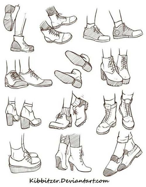 Drawing/Anatomy dump part 4. Live free or dump hard - Imgur Back Of A Shoe Drawing, Shoe Sketch Reference, Character Shoes Design, Cartoon Shoes Reference, Shirts Drawing Reference, Cute Shirt Drawing, Body Clothes Drawing, Feet Anatomy Drawing Art Reference, Shoe Art Reference