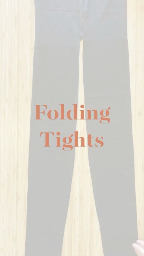 Folding Tights To Save Space, Tights Organization, Folding Tights, How To Fold Tights, Fold Tights, Clothes Folding, Power Of Makeup, How To Fold, Folding Clothes