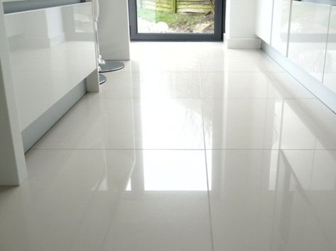 Are ceramic tile floor the other name of convenience? ceramic tile floor the pros u0026 cons of ceramic tile flooring EFNWZRO White Kitchen Floor, White Tile Kitchen Floor, Best Flooring For Kitchen, Trendy Kitchen Tile, Black Floor Tiles, Grey Floor Tiles, Tiled Floor, White Tile Floor, Room Tiles