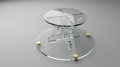 Iron cake stand