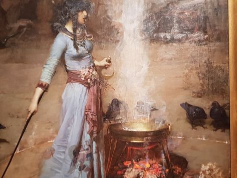 Jen (@mockturtle06) | Twitter Witch History, Wiccan Symbols, John William Waterhouse, Tate Britain, Greek Mythology Art, Ancient Mythology, Mythology Art, Magic Circle, Greek Mythology