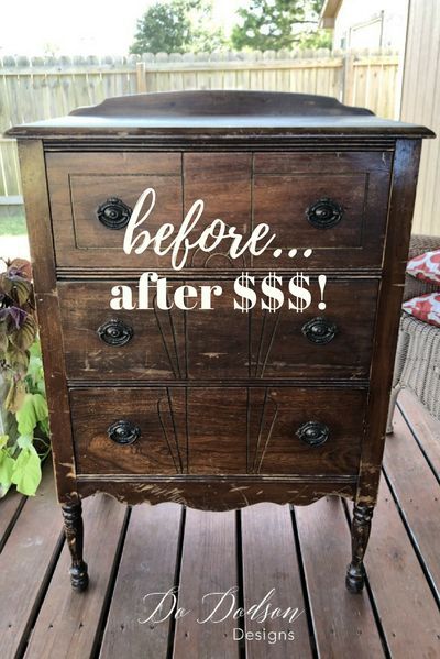 Thrift Furniture Makeover, Thrift Furniture, Vintage Dresser Makeover, Easy Furniture Makeover, Vintage Furniture Makeover, Furniture Rehab, Diy Furniture Renovation, Furniture Repair, Furniture Renovation