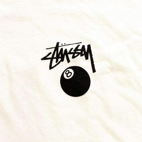 Dress me up in Stussy Stussy Lolita T-Shirt White | 8-Ball | The Cool #TCNW Follow the link now! Don't miss out on this amazing SALE! 8 Ball, The Cool, Graffiti, T Shirt, White, Black