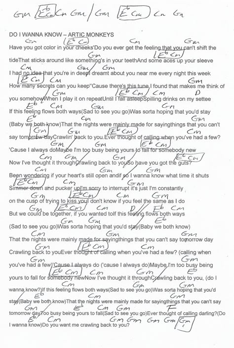 I Wanna Be Yours Guitar Chords, Do I Wanna Know Guitar Chords, Do I Wanna Know Arctic Monkeys Guitar, Arctic Monkeys Guitar Chords, Arctic Monkeys Guitar, Ukulele Songs With Chords, Songs With Chords, Tabs Guitar, Guitar Tabs Acoustic