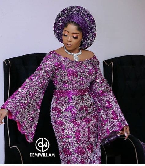 African Lace Styles Traditional Weddings, Latest Ankara Lace Styles, Blouse Lace Styles, Ankara Lace Styles, Iro And Blouse, African Wedding Attire, African Lace Styles, Traditional Weddings, African Fashion Skirts