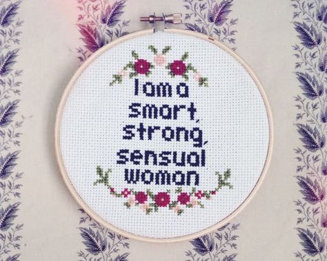 5" Tina Belcher Cross Stitch Embroidery - I am a smart, strong, sensual woman Bobs Burger, Stitch Movie, Snitches Get Stitches, Tina Belcher, String Crafts, Subversive Cross Stitch, Textiles Projects, Holiday Cross Stitch, Thread Art