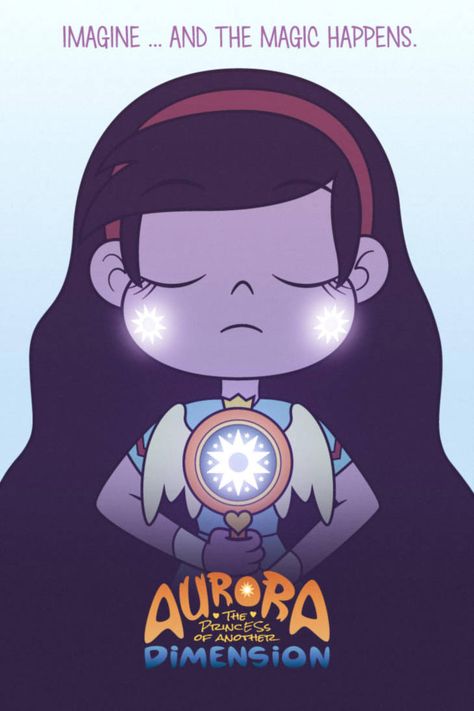 Aurora: The Princess of Another Dimension - Poster by jgss0109 Butterfly Family, Princess Star, The Forces Of Evil, Disney Princess Drawings, Star Comics, Another Dimension, How To Make Logo, Star Butterfly, Star Vs The Forces Of Evil