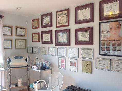 Esthetician License Frame, Esthetician Vision Board Pictures, Esthetician License Display, Esthetician License, Brow Business, Cosmetology License, Dream It Do It, Licensed Esthetician, Esthetician Room Decor