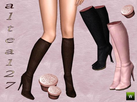 altea127's Simple boots (request) Sims 3 Shoes, Sims 3 Sims Download, Sims 3 Cc Clothes, Sims 3 Cc, Sims 3 Cc Finds, Sims 3 Mods, Sims 4 Cc Shoes, Autumn Trends, Female Clothing